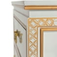 thumbnail image 7 of Oriental Furniture White Lacquer Cabinet with Bird and Flowe Hand-Painted, White, 7 of 7