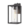 thumbnail image 2 of 4551-PBK Millennium Lighting Wheatland - 1 Light Outdoor Wall Sconce-13 Inches Tall and 6.5 Inches Wide-Powder Coated Black Finish, 2 of 18