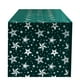 thumbnail image 2 of Camino de mesa navideño | Bandera navideña de 274 cm con diseño de copos de nieve | Terciopelo de poliéster rojo, verde y blanco para decoración de comedores y fiestas, 2 of 6