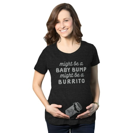 Maternity Might Be A Bump Might Be A Burrito Pregnancy T Shirt Funny Mexican Food Tee Maternity Might Be A Bump Might Be A Burrito Pregnancy T Shirt Funny Mexican Food Tee