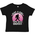 thumbnail image 3 of Inktastic Just a Girl Who Loves Bigfoot Girls Toddler T-Shirt, 3 of 5