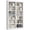 White, variant on Memoryfield 74.5" Tall Bookshelf, Extra Large Bookshelf, 6-Tier Double Wide Bookshelves w/ 12 Cubbies, Wide Freestanding Bookcases for Living Room Office Library, White