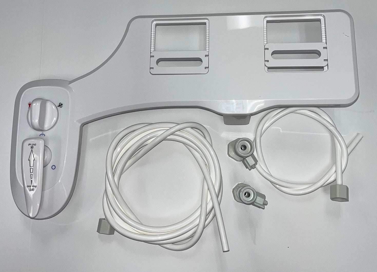 Toilet Seat Bidet Conversion Kit with Hot and ColdWater Connections
