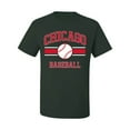 thumbnail image 2 of Wild Bobby City of Chicago Baseball Fantasy Fan Sports Men's T-Shirt, Forest Green, 4X-Large, 2 of 6