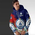 thumbnail image 3 of Sudadera con capucha con el mapa de la bandera de Cabo Verde, sudadera con capucha con emblema nacional de CV para hombre, ropa informal con capucha para hombre, ropa deportiva para niños, 3 of 4