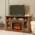 thumbnail image 4 of Costway 23" Electric Fireplace Insert Heater w/ Log Flame Effects Remote Control 1400W, 4 of 10