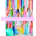 thumbnail image 4 of 9 rollos de serpentinas de papel crepé para manualidades, serpentinas de papel crepé de arcoíris, telón de fondo para colgar borlas, decoración para fiestas de festivales, 4 of 5