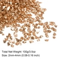 thumbnail image 2 of Uxcell 10Pcs Crushed Glass Chips 100g 2.5mmx4mm Irregular Metallic Sequins Dark Brown, 2 of 5