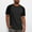 Dark Gray, variant on Dianli Summer Fitness Men's Two-Tone Pullover Sports T-Shirt Pajama Short Sleeve Round Neck Breathable Quick-Dry Cotton-Blend Casual Loungewear Top Summer Fitness