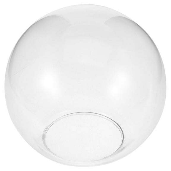 Beaupretty Globe Glass Lamp Shade Transparent Decorative Pendant Light Replacement for Home Decor