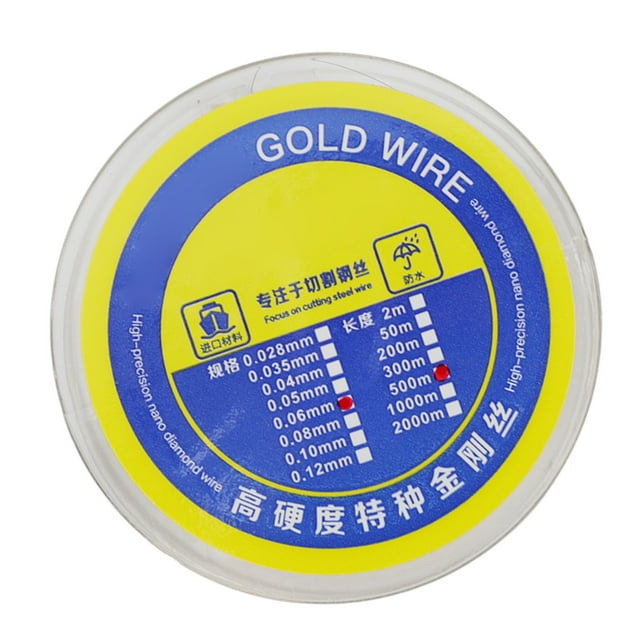 Screen Separation Line, High Tensile Strength Tungsten Alloy Steel 0.06mm LCD Screen Separation Wire For Maintenance 500m/1640.4ft,1000m/3280.8ft