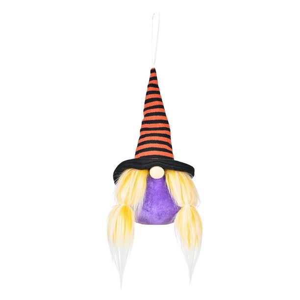 BIG SALE!Adornos de Halloween en luces de decoración de Halloween,muñeco sin rostro enano Rudolph,utilería para festival,suministros festivos Gnom