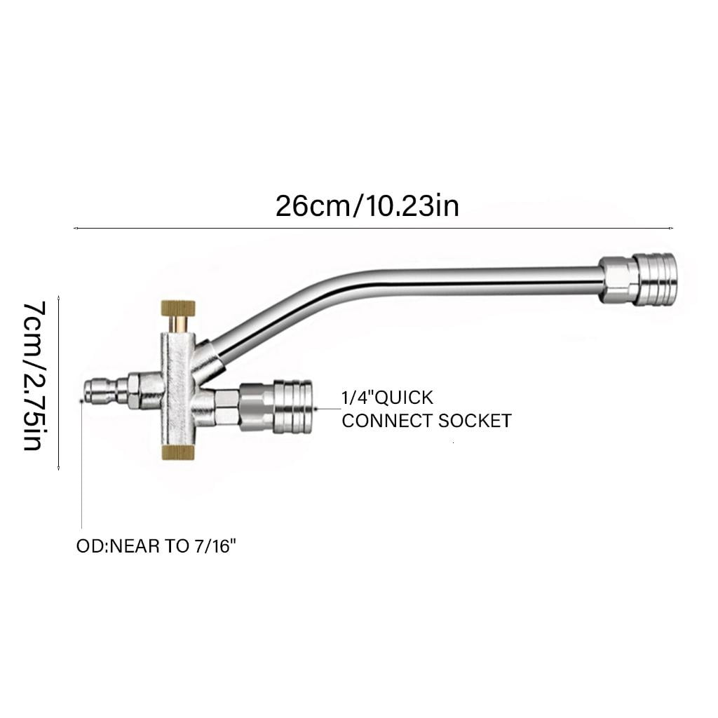 Giaone Pressure Washer Double Tip Attachment Adapter Features Quick Connection System