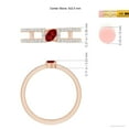 thumbnail image 4 of ANGARA Natural Tilted Marquise Ruby Parallel Split Shank Ring in 14K Rose Gold for Women (Size-5x2.5mm) | July Birthstone, Birthday, Anniversary, Jewelry Gift for Women | Natural Ruby Ring, 4 of 9