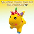 thumbnail image 3 of Montable Inflable Brincolin Musical Niños Unicornio Ecobaby Original Amarillo, 3 of 6
