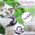 thumbnail image 6 of Cat Harness and Leash for Walking, Escape Proof Soft Adjustable Vest Harnesses for Cats, Easy Control Breathable Reflective Strips Jacket, Black, S, 6 of 8