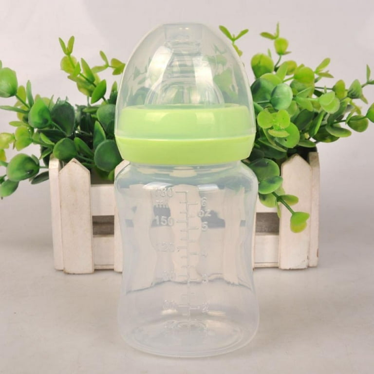 moobody Baby Bottles with Silicone Nipple & Storage Cover Breastfeeding  Bottles for Baby Food Grade Milk Storage Bottles 180ml Capacity Baby  Feeding