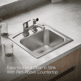 thumbnail image 6 of Kohler 15' top-mount single-bowl bar sink, 6 of 6