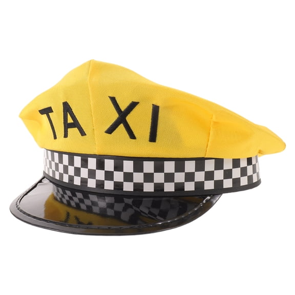 FOMIYES Taxi Driver Party Hat Yellow with Stable Fit and Classic Design for Adult Costume and Cosplay