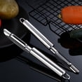thumbnail image 5 of HomeLife Stainless Steel Rotary Peeler for Kitchen Vegetable Fruit Peeler Ergonomic Design Dual Blades Effortless Peeling Tool for Potato Carrot Fish Scaling, 5 of 13