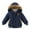 Blue, variant on ibiyuan Boys Winter Jackets Size 14-16 Children Winter Boy Jacket Coat Hooded Coat Fashion Kids Warm Clothes Jacket Boys Coat&jacket Back To School