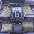 thumbnail image 4 of FH Group Universal Fit Classic Symmetrical  Car Floor Mats with Trimmable Design  - Gray Full Set, 4 of 8