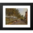 thumbnail image 2 of Alfred Sisley 24x19 Black Modern Framed Museum Art Print Titled - June Morning in Saint-Mammes (1884), 2 of 5