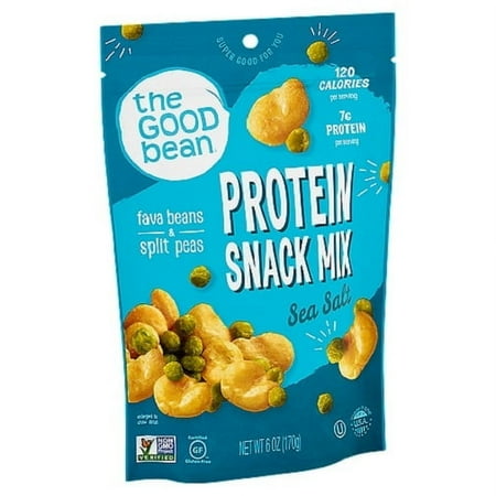 The Good Bean Fava/Peas Sea Salt, 6 Oz