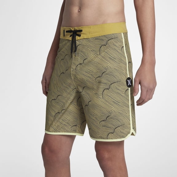 Hurley Men's Phantom Thalia Street 18" Boardshorts (28, Buff Gold)
