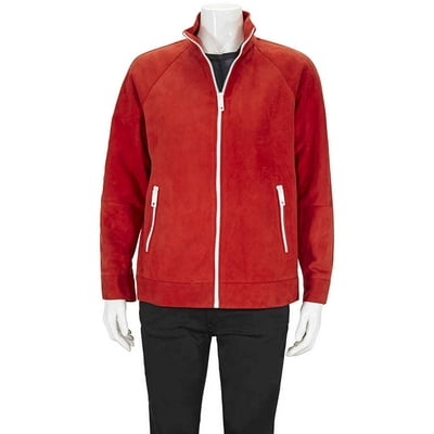 Burberry suede bomber jacket sale