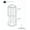 Cherry#7189, variant on Display Shelves 2 Doors Curio Cabinet with Tempered Glass Doors, Curio Cabinets with Mirrored Back Panel and Adjustable Shelves, Lighted Display Cabinet for Home, Office Light Bulb Included Oak,Shelv