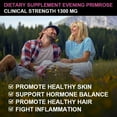 thumbnail image 5 of Evening Primrose Oil Capsules | Acids Softgels 1300mg -Promotes Skin & Cardiovascular Health -Non GMO & Gluten Free | 60 Capsule, 5 of 6