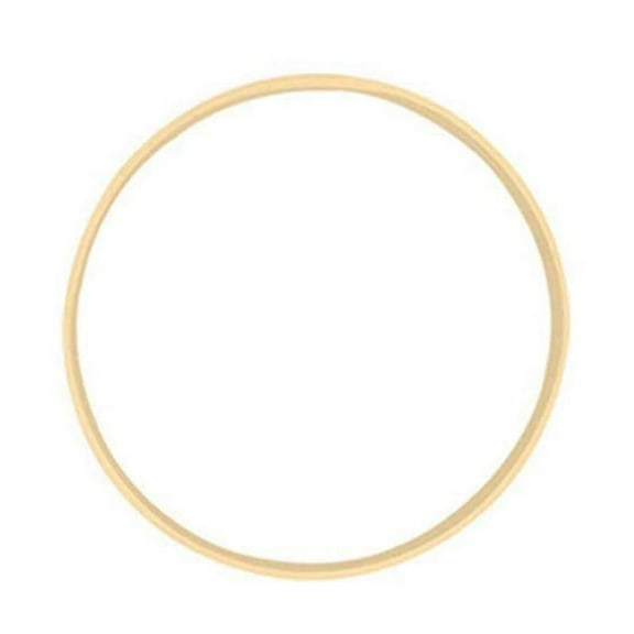 2 Pcs Dream Bamboo Rings,Wooden Circle Round Catcher DIY Hoop for Flower Wreath House Garden Plant Decor, 10cm & 20.5cm