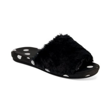 

Inc International Concepts Womens Polka Dot Slides Slippers Black Size 11/12: XL/11/12/Black