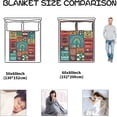 thumbnail image 3 of Blanket Throws Gift for Teacher, Flannel Plush Throw Blanket Decorative Blanket, Unique Appreciation Gift Soft Blanket for Teachers Women/Men, Back to School Gifts Ideas for Teachers 60"x80", 3 of 6