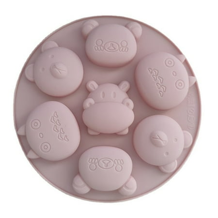 

FAIOIN Silicone Mold Lovely Animal Pattern Ice Cube Soap Fondant Decoration Silicone Form Cake Decoration Kitchen Baking Gadget