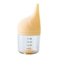thumbnail image 2 of Biberón para cachorros y gatitos, accesorio con diseño anti-asfixia, versátil, fácil de limpiar, con marcas de volumen, comedero para animales . Amarillo 20ml, 2 of 8