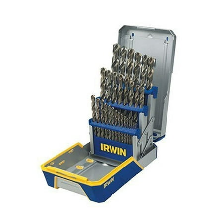 Irwin Hanson 3018002 29-Piece Cobalt M-35 Metal Index Drill Bit