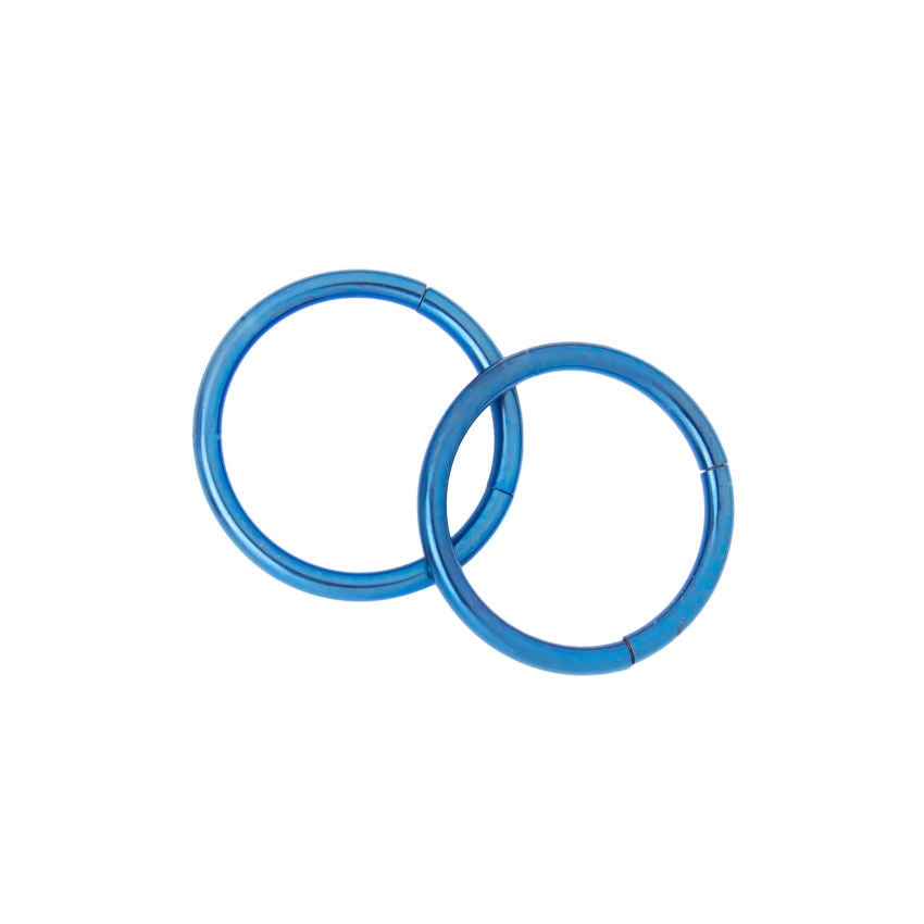 Seamless Piercing Hoops Pair of 16ga Cartilage, Nose, Rook, Daith