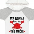thumbnail image 4 of Inktastic Nonna Loves Me Grandson Boys or Girls Baby Bodysuit, 4 of 5