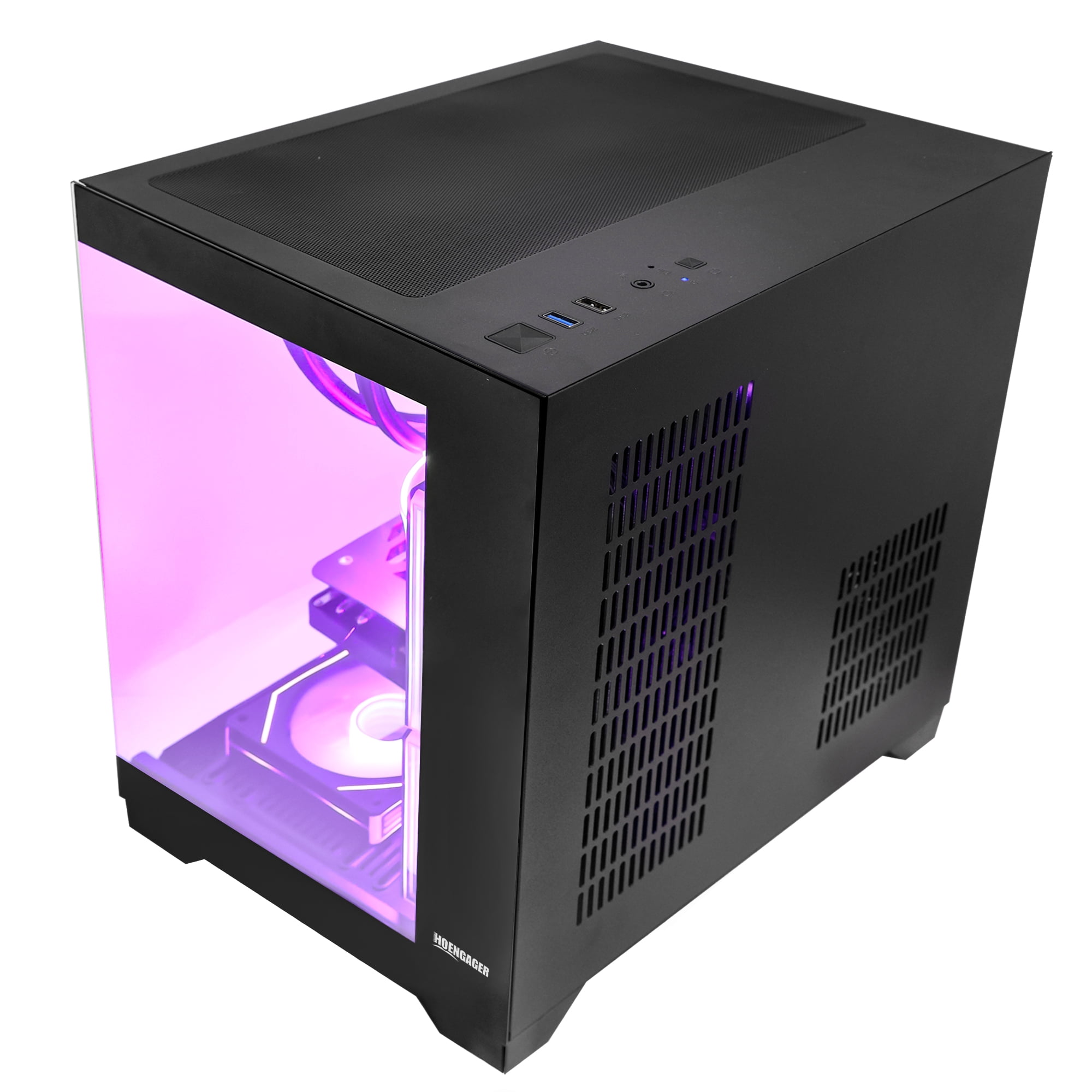 Hoengager Gaming PC AMD Ryzen 7 5700X 8-Core 3.4 GHz, RTX 5060 8GB, 32GB DDR4 RAM,1TB PCIe SSD, WIFI with Bluetooth Windows 11 Prebuilt Computer