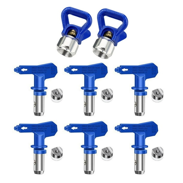 6 Pieces Reversible Airless Spray Paint Nozzle Power Tools Airless