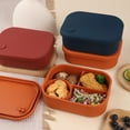 thumbnail image 6 of AUDeals Collapsible Silicone Food Storage Container Set Compact Meal Prep Box with Leakproof Lid for Kitchen Pantry Office Lunch, 6 of 9