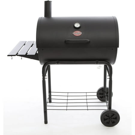 Char-Griller Deluxe Barrel Charcoal Grill, Black, E2727