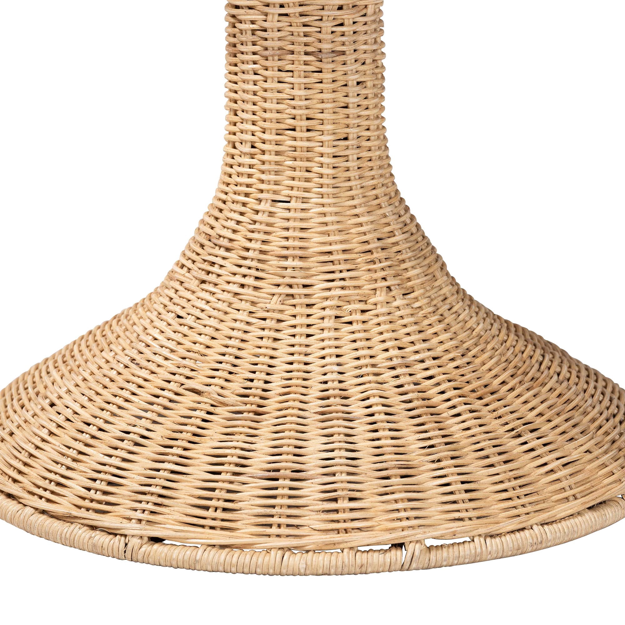 bali & pari Natala Boho End Table, Light Honey
