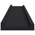 thumbnail image 4 of Juego de 2 estantes VidaXL con forma de repisa, color negro, para montar en la pared, 4 of 7