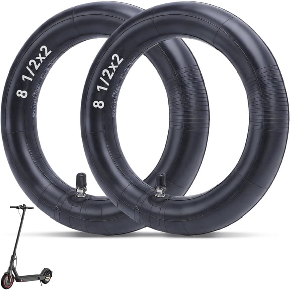 2pcs 8.5 Inner Tubes, 8.5x2 Scooter Pneumatic Tire Replacement Compatible with Gotrax Gxl V2/Xiaomi M365/Pro 2/1s Electric Scooter