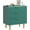 Green, variant on Fluted Dresser for Bedroom with 3 Drawers, Wooden Chest of Drawers with Metal Handle & Feet, Green Dresser for Living Room, Hallway, Bedroom
