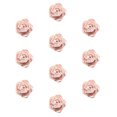 thumbnail image 1 of 10 piezas de flores artificiales para decoración de uñas, decoración de simulación de manicura, fabricación de tocados, artesanía artesanal Ropa, zapatos y accesorios Miscelánea Perlas de color rosa Jumpingount AP016401-04, 1 of 1