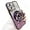 Purple, variant on for iPhone 16 Plus Magnetic Glitter Kickstand Case, [Compatible with MagSafe] Girly Woman Makeup Mirror Cute Bling Rhinestones Cover   Camera Protector Ring Stand for iPhone 16 Plus (Purple)